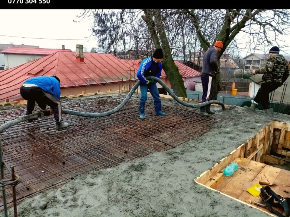 Turnare placa si grinzi beton C25/30